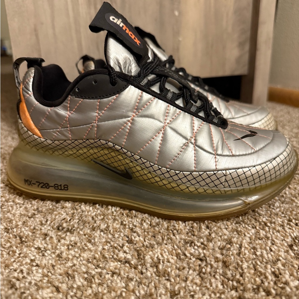 Nike Black and Silver Sneakers